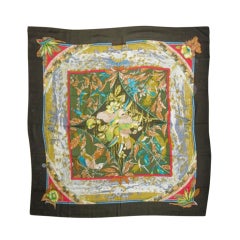 Hermes  "Tropiques" Cashmere  Scarf  Laurence Toutsy Bourthoumie
