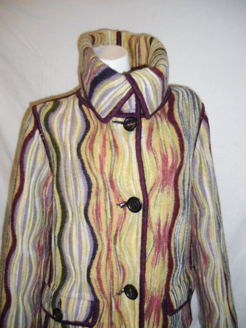 Women's Missoni Wave Knit Multicolored Jacket/blazer