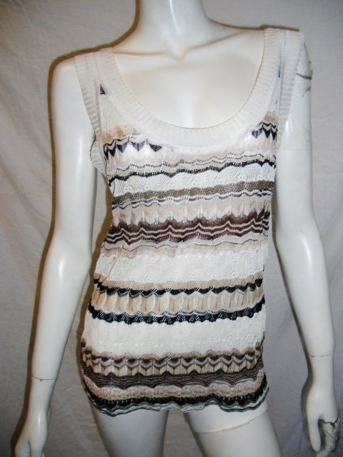 Missoni Stunning  Duster Crochet Sweater Set