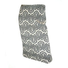 Missoni Vintage   knit pencil  skirt 1970's