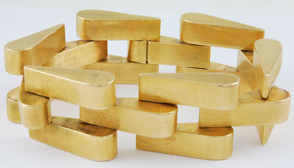 M. Buccellati Wonderfully Chunky Yellow Gold Bracelet