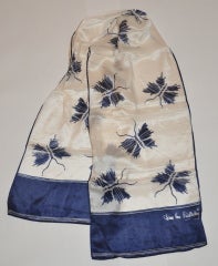 Diane Von Furstenberg "Butterfly" print silk scarf