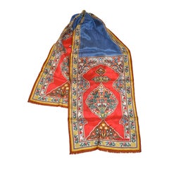 Vintage Oscar de la Renta multicolor floral print silk scarf