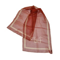 Diane von Furstenberg chiffon scarf