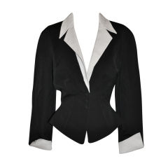 Thierry Mugler Black & gray jacket 8