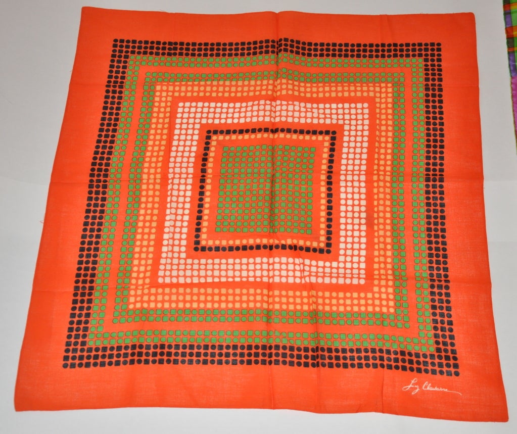 Liz Claiborne - Écharpe à pois multicolore