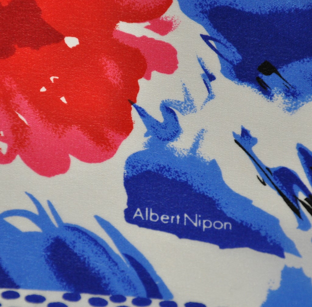 De las mujeres Pañuelo de seda Albert Nipon Bold Floral en venta