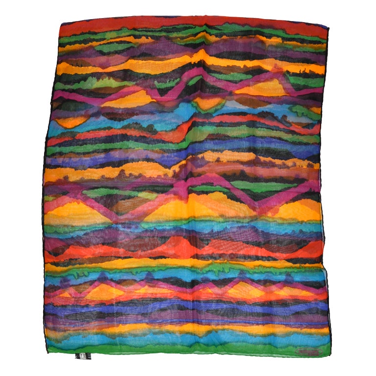 Missoni Huge multicolor rectangle scarf For Sale