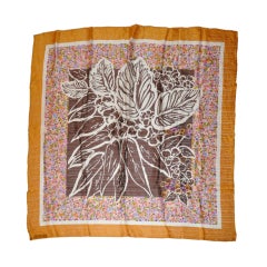 Sciarpa in chiffon e seta a stampa floreale Geoffrey Beene