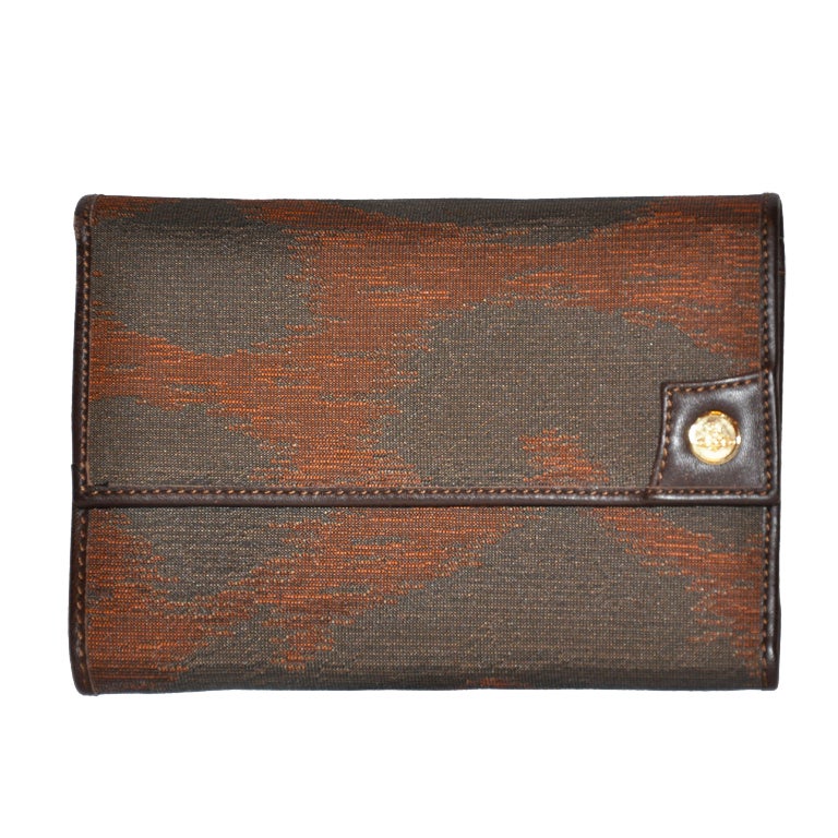 Vivienne Westwood silk & leather wallet