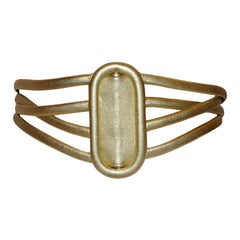 Vintage Paloma Picasso metallic gold belt