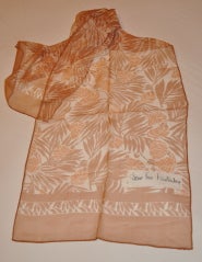 Diane von furstenberg chiffon scarf