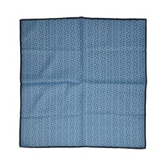 Fazzoletto Celine da uomo in cotone blu
