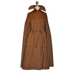 Camel colored Vampire wool cape.