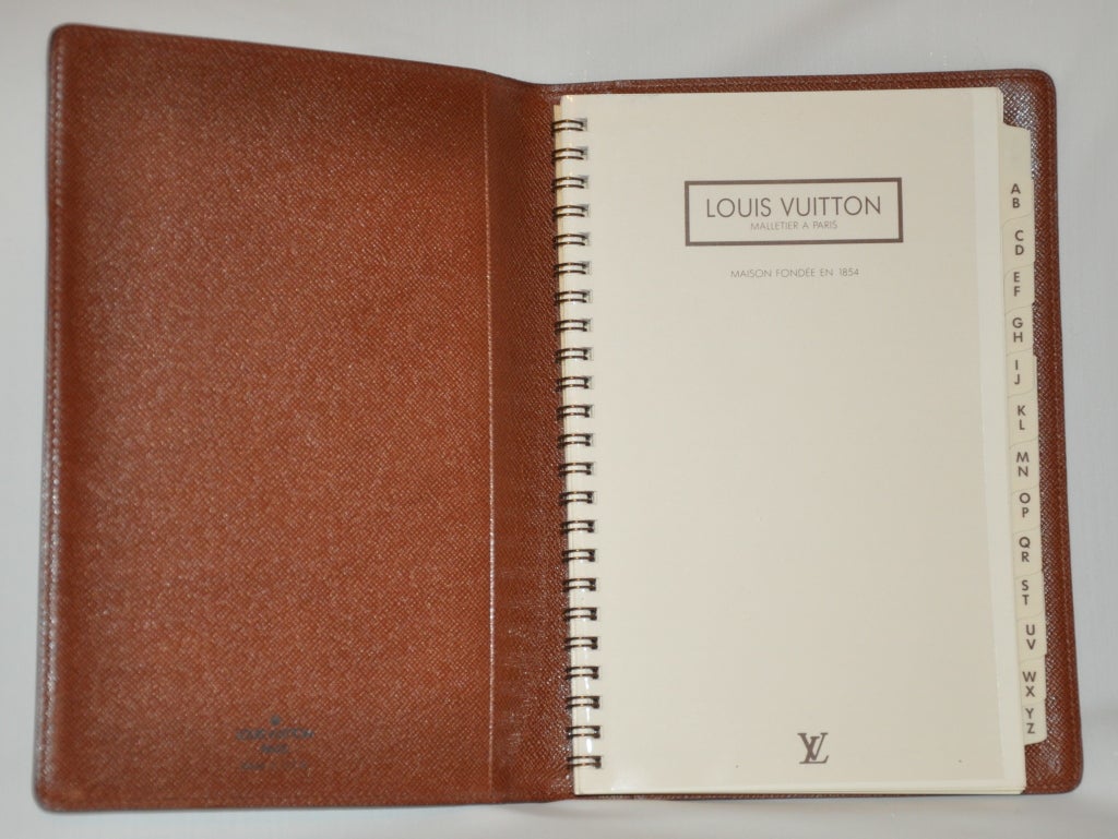 Louis Vuitton Vintage .Notebook and Address Book with Original Box at  1stDibs