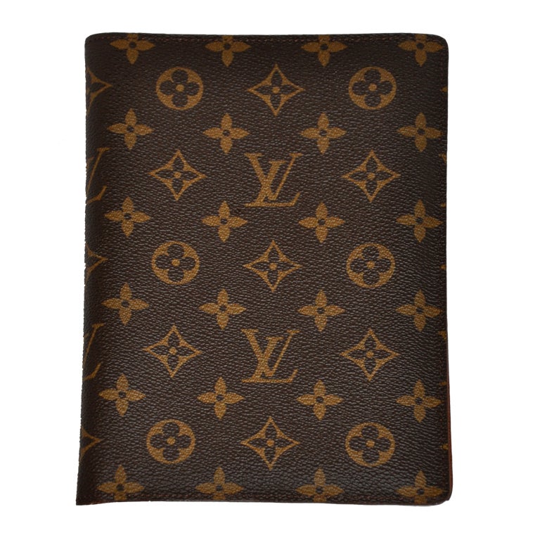 Sold at Auction: Louis Vuitton Monogram Leather Address Book