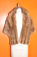 Fawn-color Mink caplet