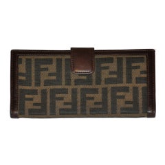 Retro Fendi signature "FF" wallet