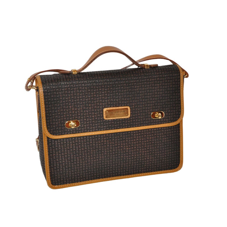 Ted Lapidus Signature Logo embossed handbag For Sale at 1stDibs ted lapidus bags ted lapidus
