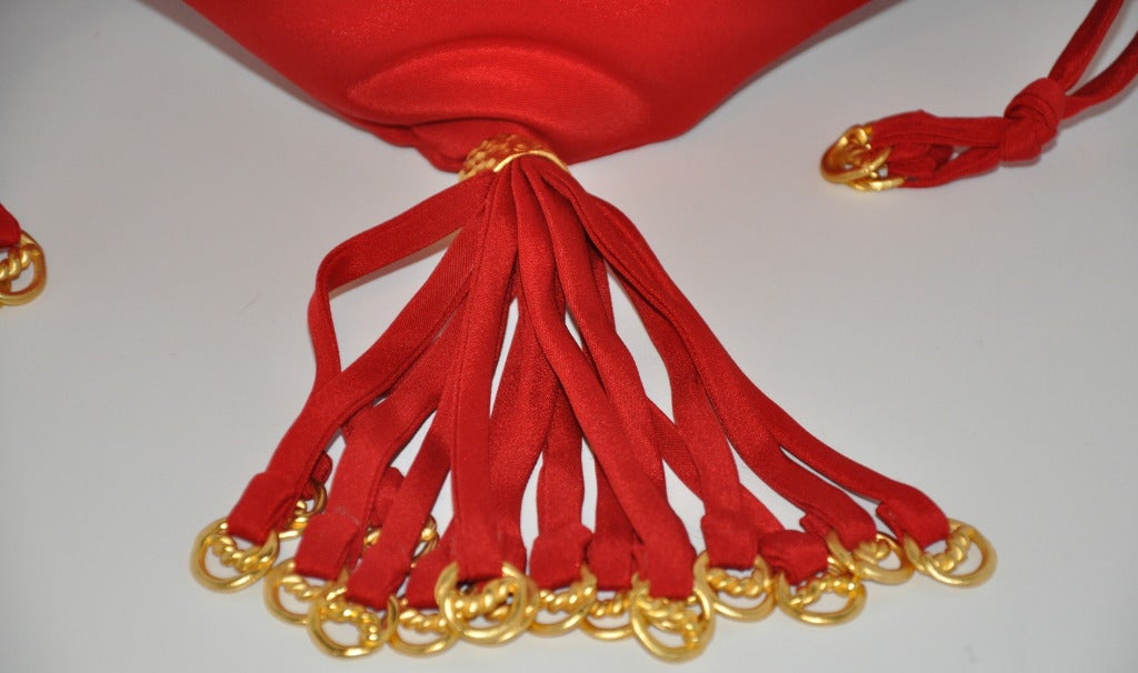 Bolso de noche con cordón 