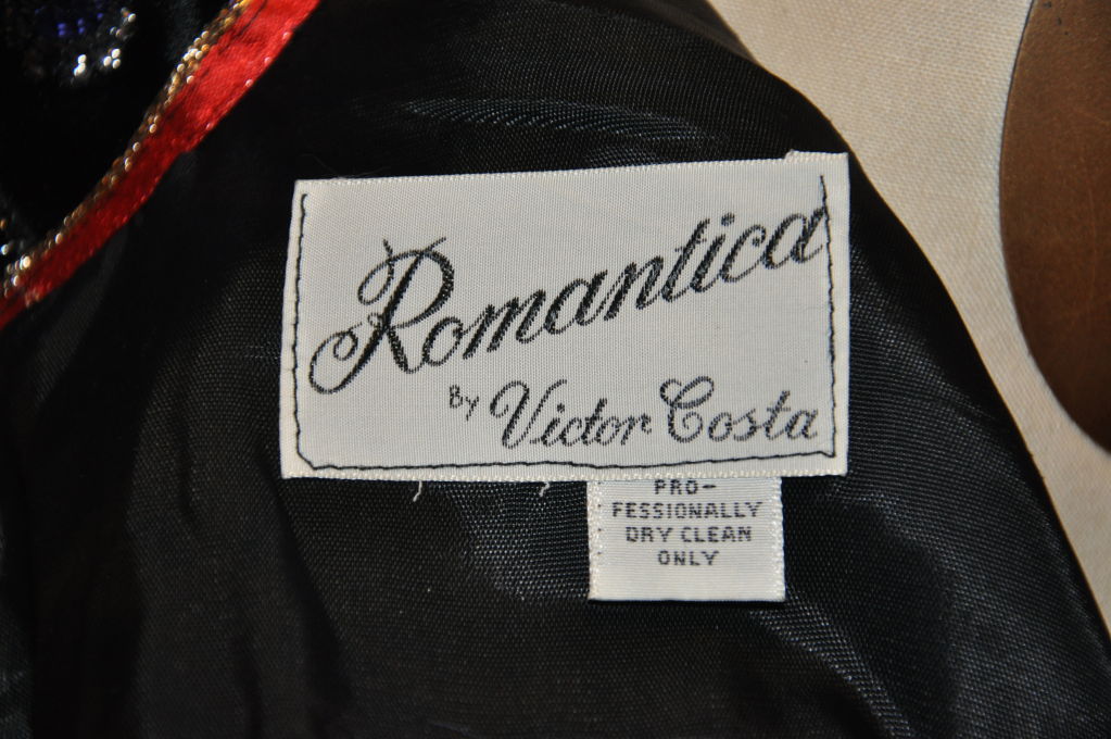 Early Victor Costa for'Romantica' evening gown 3