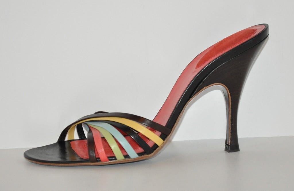 Sandalo Bottega Veneta Multicolor In condizioni Nuovo in vendita a New York, NY
