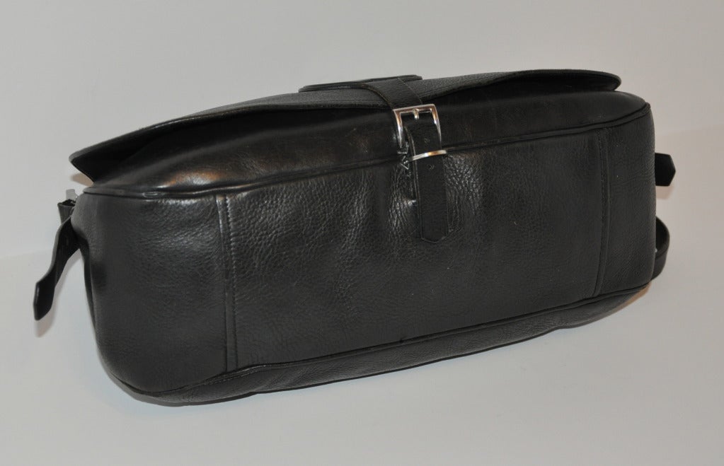 Black Prada Textured Shoulder Bag For Sale