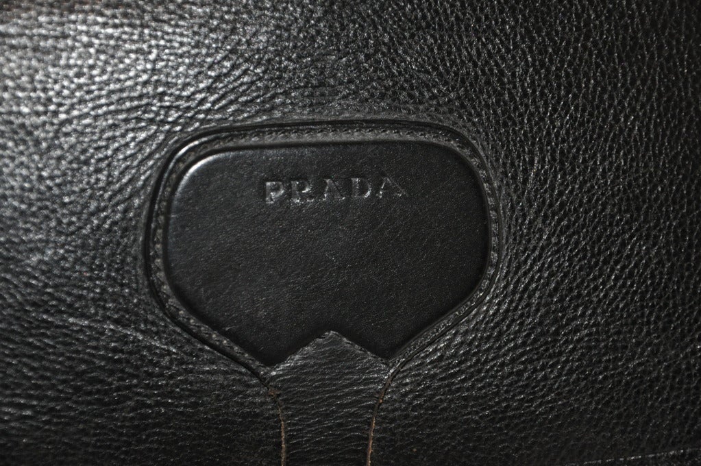 Prada Textured Shoulder Bag In Excellent Condition For Sale In New York, NY