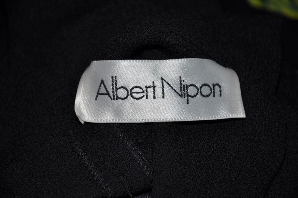 Albert Nipon Lightweight wool crepe cocktail dress 5