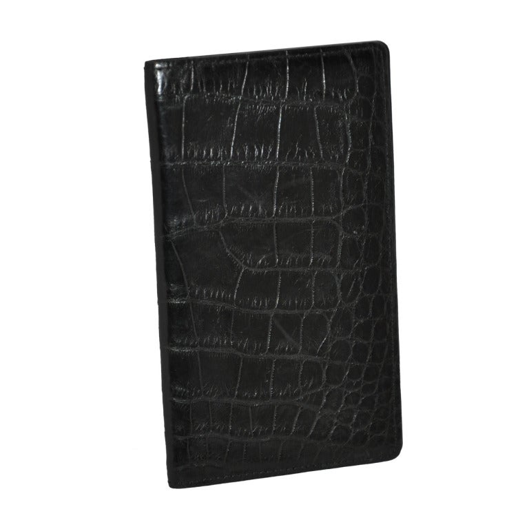 Louis Vuitton Black Embossed leather wallet For Sale
