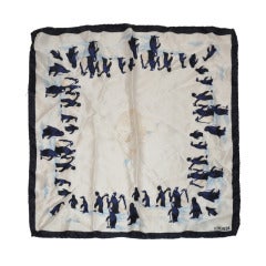 Bufanda Escada "Polo Sur" Crepe de Chine