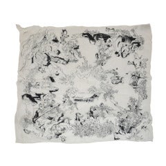 Rare "Trader Vic's" Silk Handkerichief