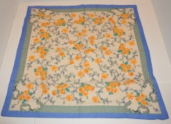 Cotton Floral Scarf