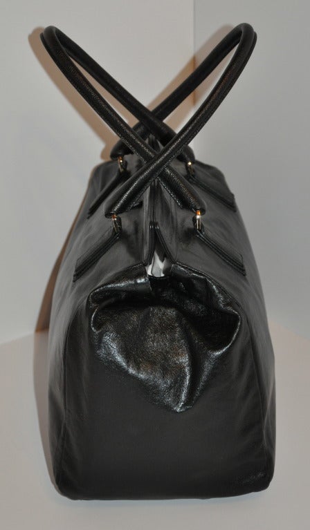 Schwarze „Doctor''s“-Tasche aus Kalbsleder im Zustand „Hervorragend“ im Angebot in New York, NY