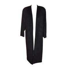 Dana Cote d'Azur Manteau en cachemire noir