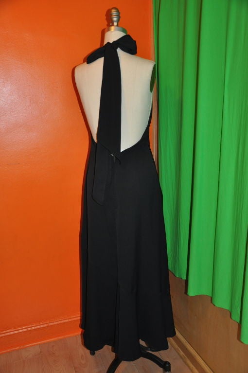 asymmetrical halter dress