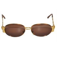 Vintage Gianni Versace Gilded Gild Sunglasses