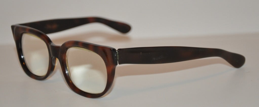 Pierre Cardin Thick Tortoise Shell Men's Glasses