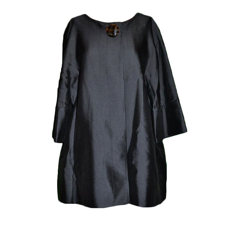 Giacca da cocktail in organza di lana e seta in vendita