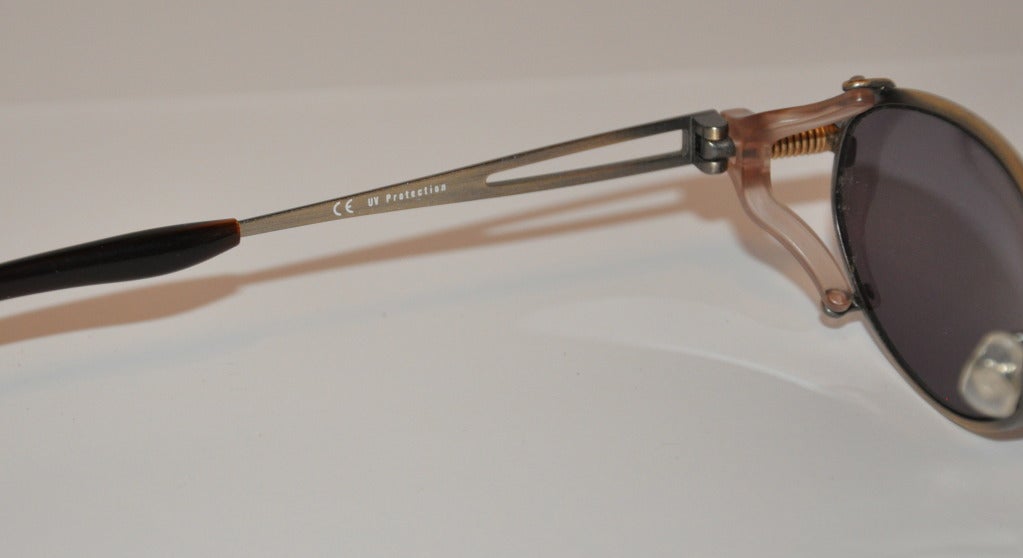 jean paul gaultier metal frame sunglasses