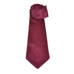 Vintage Hermes Men's Silk Tie