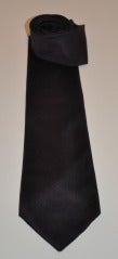 Vintage Gucci Black Silk Men's Tie