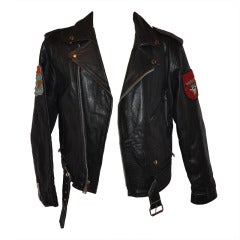 Vintage Men's M.C. Leather Jacket