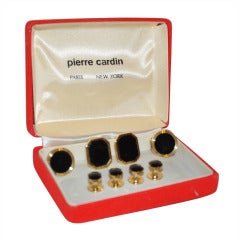 Vintage Pierre Cardin Cufflinks Set in Original Box