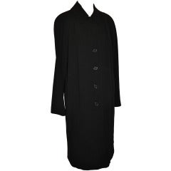 Ralph Lauren Purple-Label Black Trench Coat 1