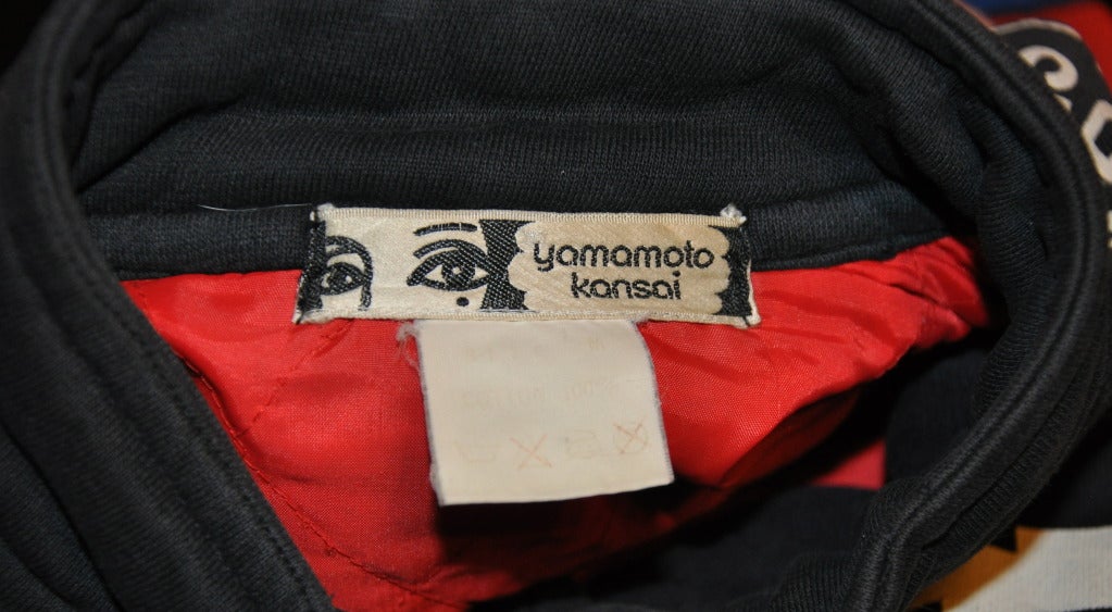 Rare Yamamoto Kansai Oversize Lion Applique Jacket In Good Condition In New York, NY