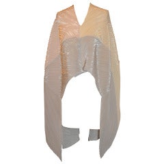 Issey Miyake Tri-Color Poncho