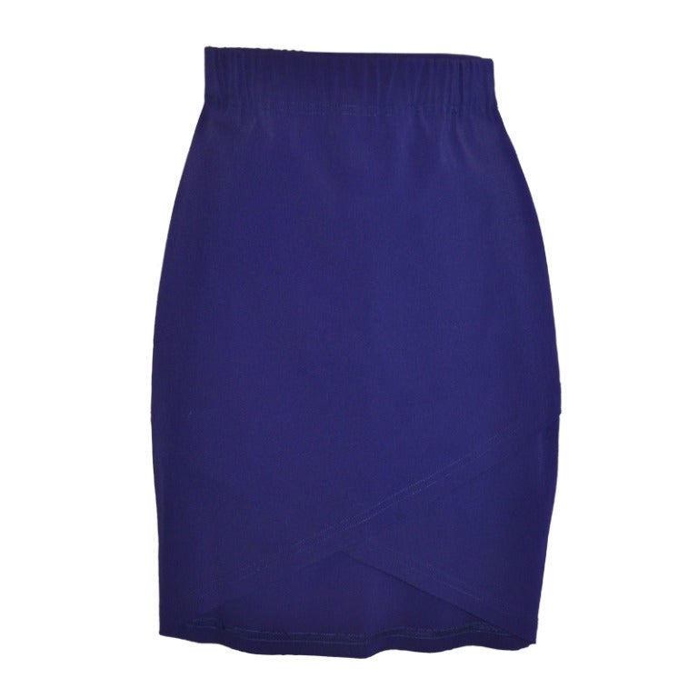 Ozbek Bold Purple Skirt