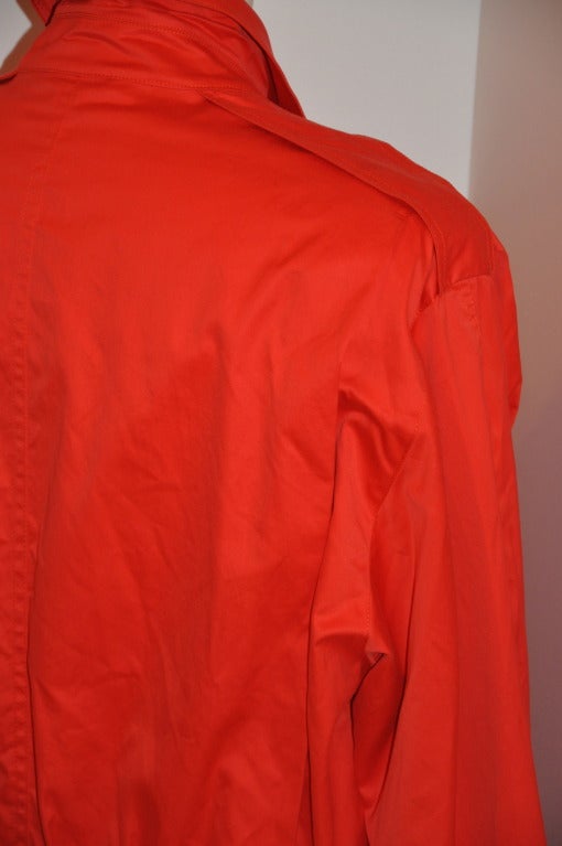 red zipper jacket