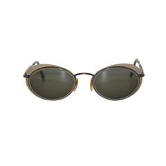 Vintage Georgio Armani with Smoked Lucite Sunglasses